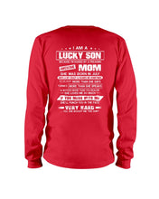 Load image into Gallery viewer, Gift For Son Who Raised By A Freaking Awesome July Mom She's A Bit Crazy Unisex Long Sleeve
