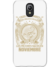 Load image into Gallery viewer, Los Mejores Nacen En Noviembre Gift For Men Phone case
