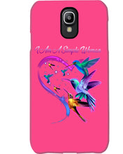 Load image into Gallery viewer, Hummingbirds Heart Shaped I Am A Simple Woman Gift For Mom Phone case
