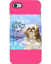 Load image into Gallery viewer, Angels And Shih Tzu Are Not Different Gift For Dog Lovers Phone case

