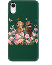Load image into Gallery viewer, Gift For Dog LoversChesapeake Bay Retriever With Peonies Phone case
