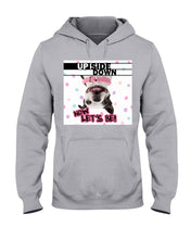 Load image into Gallery viewer, Boston Upside Down Now Let's Be Gift For Dog Lovers Hoodie
