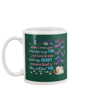 Load image into Gallery viewer, Butterflies When I Miss You I Just Have To Look Inside My Heart Gift For Lover Mug
