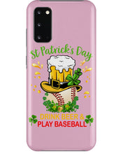 Load image into Gallery viewer, Baseball Drink Beer Day St Patrick's Day Gift For Baseball Lovers Phone case
