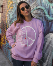 Load image into Gallery viewer, Image All The People Living Life In Peace Custom Design For Friends Sweatshirt
