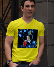 Load image into Gallery viewer, Lovely Phone Case Twinkling Blue Heart Gift For Parrots Lovers Guys V-Neck

