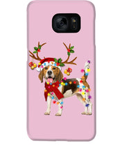 Load image into Gallery viewer, Beagle Gorgeous Reindeer Xmas Lights Gift For Dog Lovers Phone case
