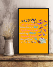 Load image into Gallery viewer, Butterflies When I Miss You I Just Have To Look Inside My Heart Gift For Lover Vertical Poster
