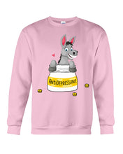 Load image into Gallery viewer, Funny Donkey Anti Depressant Meaning Gift For Women Sweatshirt
