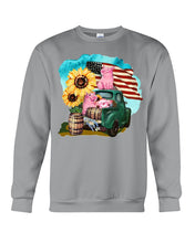Load image into Gallery viewer, Black Phone Case With Pig Sunflower Gift For Pig Lovers Sweatshirt
