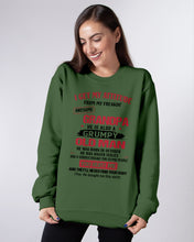 Load image into Gallery viewer, I Get My Attitude From My Freakin' Awesome Grandpa Who Was Born In October Sweatshirt
