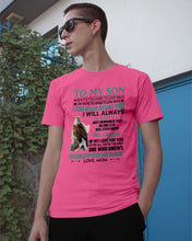 Load image into Gallery viewer, Look Right Beside You Eagle Mom Gift For Son Guys Tee
