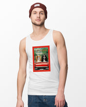 Load image into Gallery viewer, Cavalier Happy Holiday Gift For Dog Lovers Unisex Tank Top

