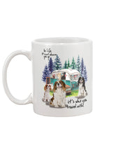 Load image into Gallery viewer, Cavalier King It's Who You Travel With Gift For Dog Lovers Mug
