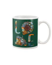 Load image into Gallery viewer, Love Trucker Simple Unique Custom Design For Personalized Job Gift Mug
