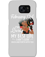 Load image into Gallery viewer, Betty Boop February Girl Living My Best Life Birthday Meaningful Gift Phone case
