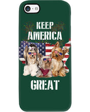 Load image into Gallery viewer, Keep America Great Yorkshire Terrier Gift For Dog Lovers Phone case
