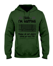 Load image into Gallery viewer, Cute Coffee Cup Shh I’m Napping Please Do Not Disturb Gift For Nurse Hoodie
