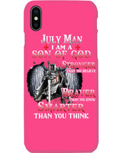 Load image into Gallery viewer, July Man Son Of God Birthday Meaningful Gift For Men Phone case
