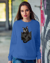 Load image into Gallery viewer, Cat In Your Front Pocket Perfect Gift For Friends Who Loves Cat Sweatshirt
