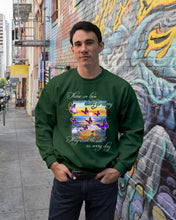 Load image into Gallery viewer, Butterfly Sunset On Beach Those We Love Don't Go Away Gift For Lover Sweatshirt
