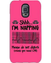 Load image into Gallery viewer, Cute Coffee Cup Shh I’m Napping Please Do Not Disturb Gift For Nurse Phone case

