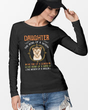 Load image into Gallery viewer, Daughter The Soul Of Witch The Fire Of Lioness Unisex Long Sleeve
