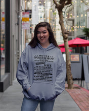 Load image into Gallery viewer, A Spoiled Husband Of    April  Freaking Awesome Wife For Birthday Gift Hoodie
