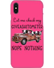 Load image into Gallery viewer, Let Me Check My Giveashitometer Nope Nothing   Special Custom Design Phone case
