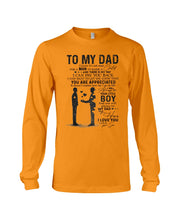 Load image into Gallery viewer, Giving For  Dad Let You Know You're Appreciated  Custom Design Unisex Long Sleeve
