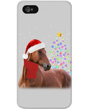 Load image into Gallery viewer, Cute Horse With Santa Hat Lovely Christmas Tree Gift For Horse Lovers Phone case
