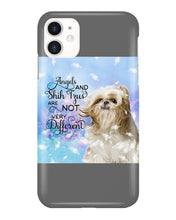 Load image into Gallery viewer, Angels And Shih Tzu Are Not Different Gift For Dog Lovers Phone case
