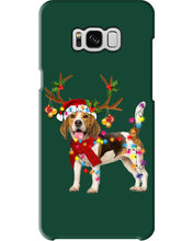 Load image into Gallery viewer, Beagle Gorgeous Reindeer Xmas Lights Gift For Dog Lovers Phone case
