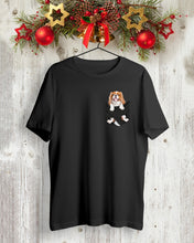 Load image into Gallery viewer, Cavalier King Charles Spaniel In Pocket - Dogs Lovers Gift Guys Tee
