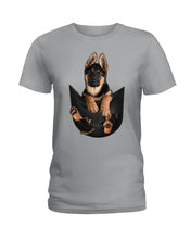 Load image into Gallery viewer, German In Pocket Special Custom Design For Dog Lovers Ladies Tee
