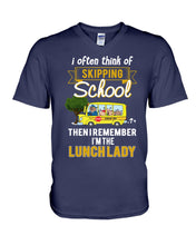 Load image into Gallery viewer, I Often Think Of Skipping School Gift For Kids Guys V-Neck
