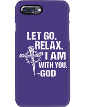 Load image into Gallery viewer, Let You Relax I Am With You Gray Background Phone case
