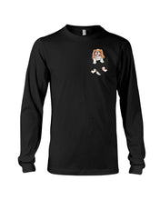Load image into Gallery viewer, Cavalier King Charles Spaniel In Pocket - Dogs Lovers Gift Unisex Long Sleeve
