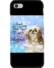 Load image into Gallery viewer, Angels And Shih Tzu Are Not Different Gift For Dog Lovers Phone case
