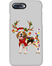 Load image into Gallery viewer, Beagle Gorgeous Reindeer Xmas Lights Gift For Dog Lovers Phone case
