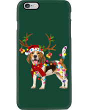 Load image into Gallery viewer, Beagle Gorgeous Reindeer Xmas Lights Gift For Dog Lovers Phone case
