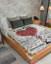 Load image into Gallery viewer, Giving For  Mama Let You Know You're Appreciated  Custom Design Sherpa Blanket
