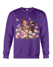 Load image into Gallery viewer, Gift For Dog LoversChesapeake Bay Retriever With Peonies Sweatshirt

