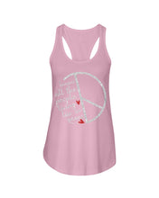 Load image into Gallery viewer, Image All The People Living Life In Peace Custom Design For Friends Ladies Flowy Tank
