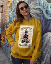Load image into Gallery viewer, I'm Mostly Peace Love And Light Yoga Gift For Yoga Lovers Sweatshirt
