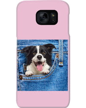 Load image into Gallery viewer, Border Collie In Denim Pocket Gift For Dog Lovers Phone case
