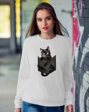 Load image into Gallery viewer, Cat In Your Front Pocket Perfect Gift For Friends Who Loves Cat Sweatshirt
