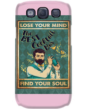 Load image into Gallery viewer, Lose Your Mind Find Your Soul Gift For Bartender Phone case
