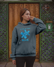 Load image into Gallery viewer, In April We Wear Blue Autism Awareness Special Custom Design Hoodie
