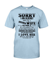 Load image into Gallery viewer, Gift For Husband I Love Here Forever And Always Guys Tee
